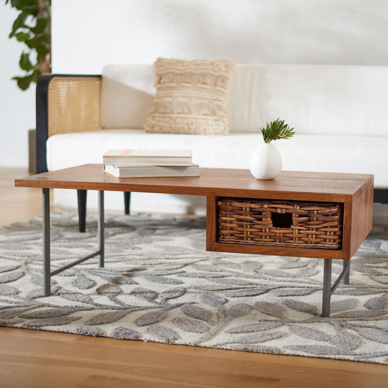Latitude Run® Helyne Solid Wood Coffee Table with Storage & Reviews
